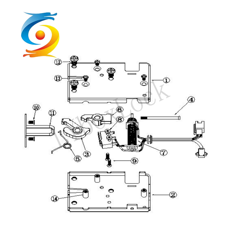 Stable Smart Mailbox Lock Solenoid For Electric Storage Locker