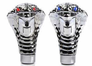 China Silver Car Modified Parts Snake Head LED Gear Shift Knob wholesale