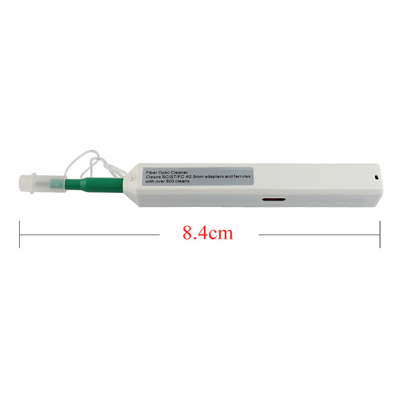 One Click Fiber Optic Tools 2.5mm 1.25mm Optical Fiber Connector Cleaner With SC Connector