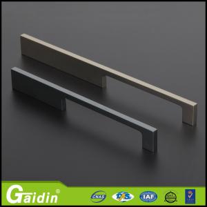 China bedroom dresser powder coated anodized foggy siver aluminum furniture handle wholesale