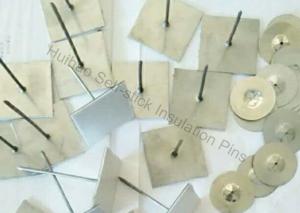 China Zinc Coated Steel Self Adhesive Pins , Aluminum Insulation Spikes For Hvac System wholesale