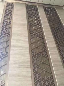 China Interior Decorative Gold Stainless Steel Partition Wall Panels Divider Living Room Dividers wholesale