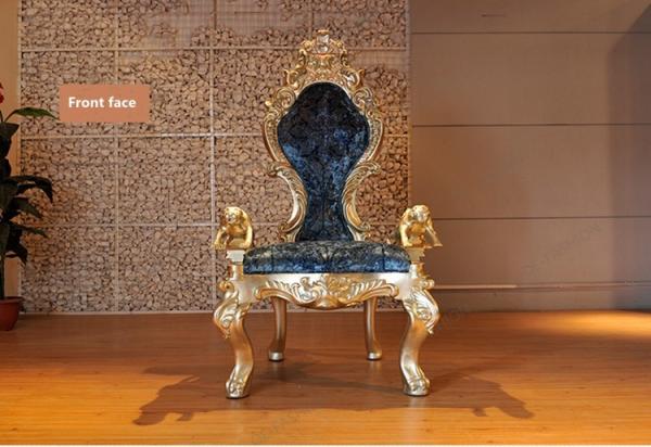 SGS Blue Event Banquet Children Kids King And Queen Chairs For Wedding Party