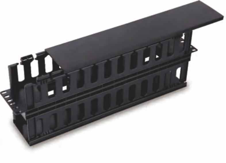 2U cable manager(plastic),double side