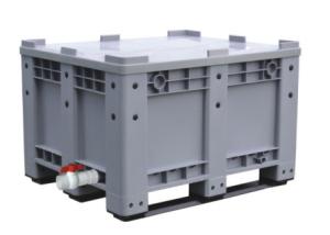 China 400kg Capacity Plastic IBC Container Plastic Pallet Box Heavy Duty CE wholesale