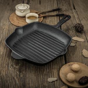 China Cooking Kitchen Stovetop Grill Pan Cast Iron Non Stick Modern Design wholesale