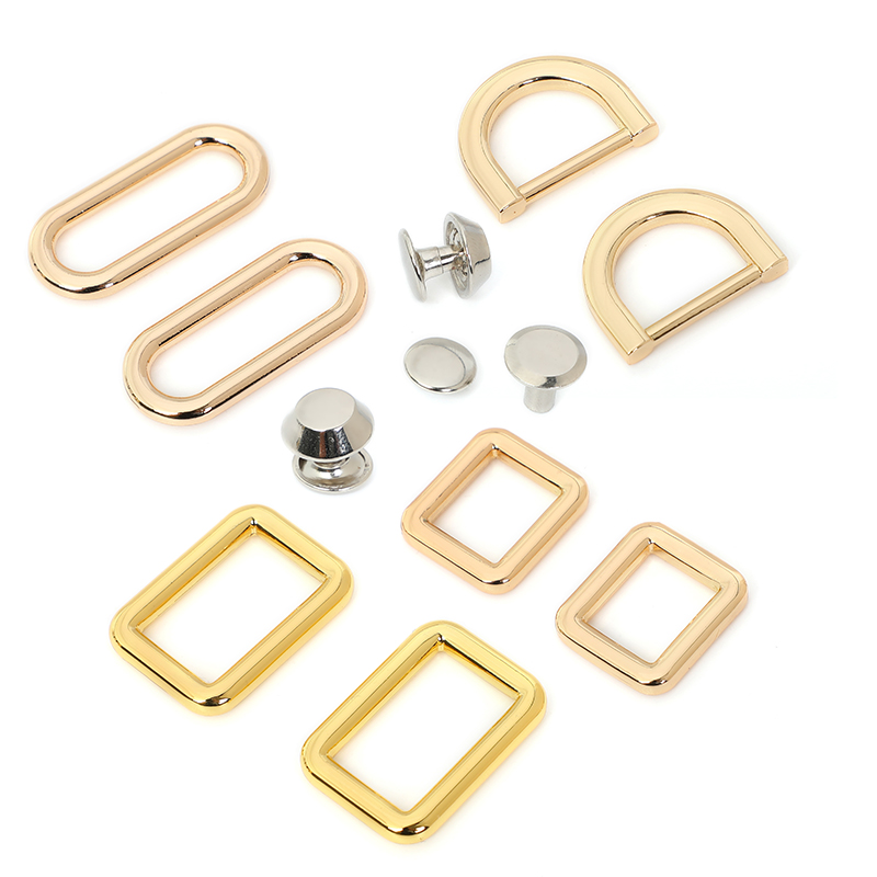 Alalamu D Shaped Handbag Rings Hardware Colorfast For Harnesses