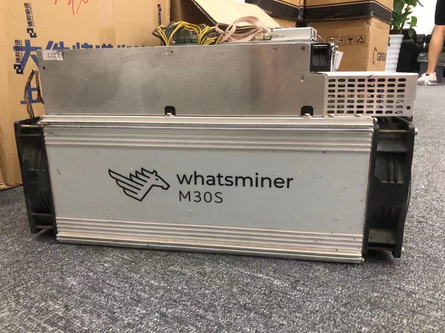 Sha256 512MB Used Whatsminer M30s 88T Bitmain Asic Miner