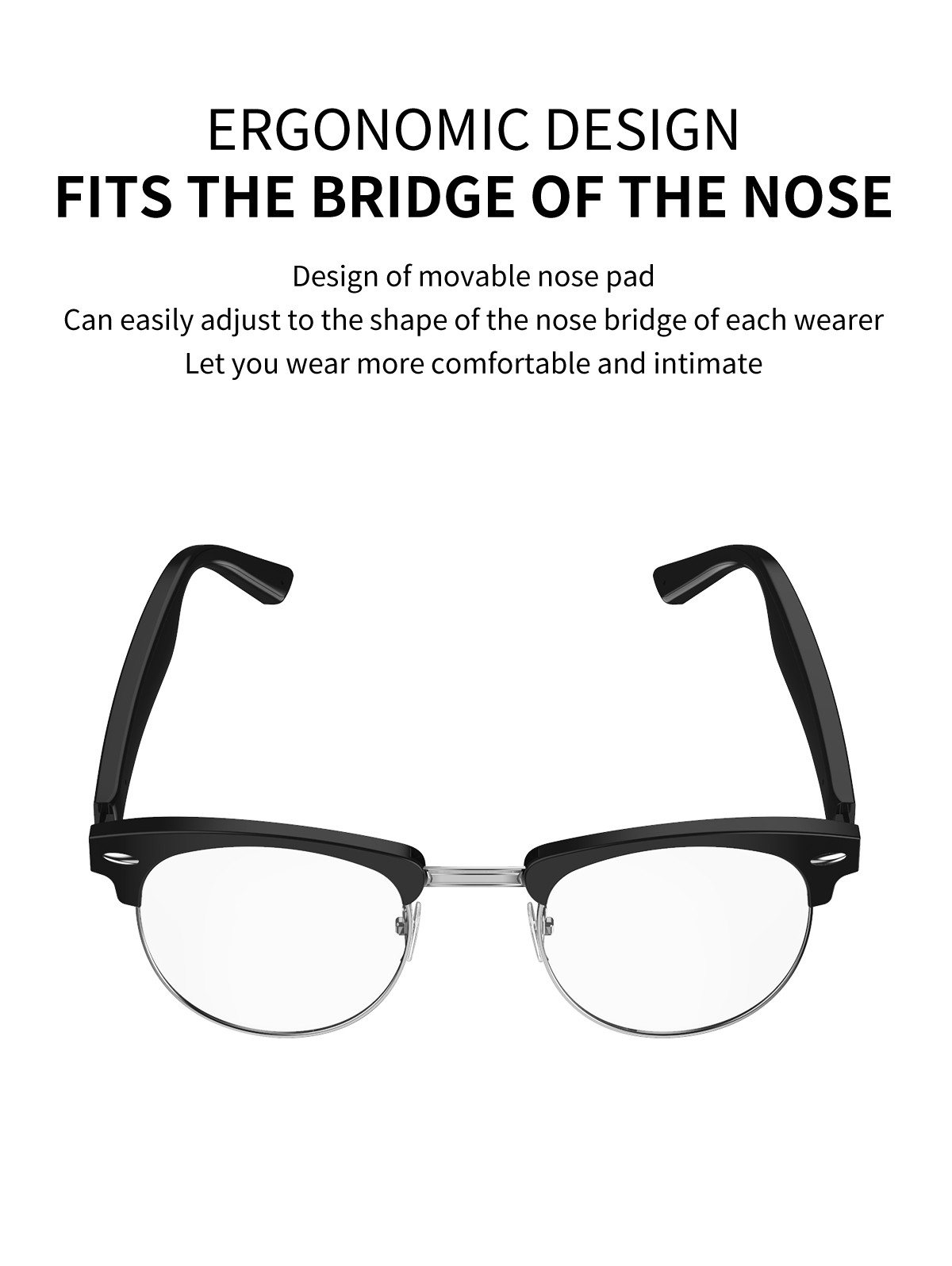 New Foreign Trade Products 2021 New F1 Smart Eyewear Incoming Call And Music Playback Blu-Ray Eye Protection Smart Eyewe