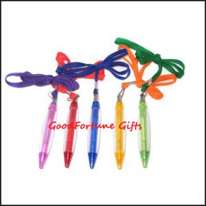 China Lanyard Tube Ballpoint Pen promotion pen wholesale