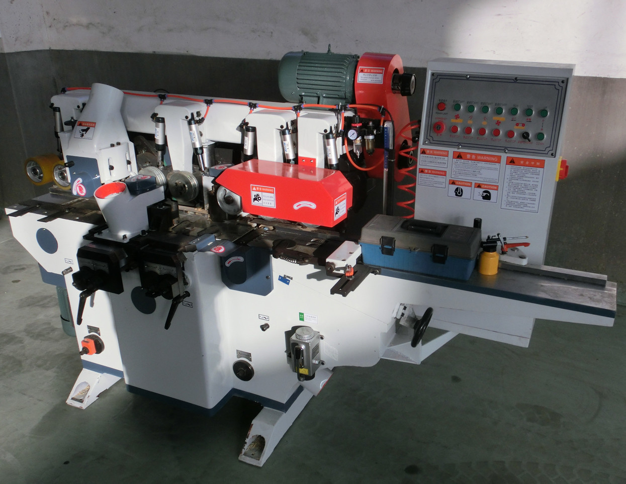 Simple and Economical Four Side Planer Machine SMB-4018 four Sides moulder for wooden floor