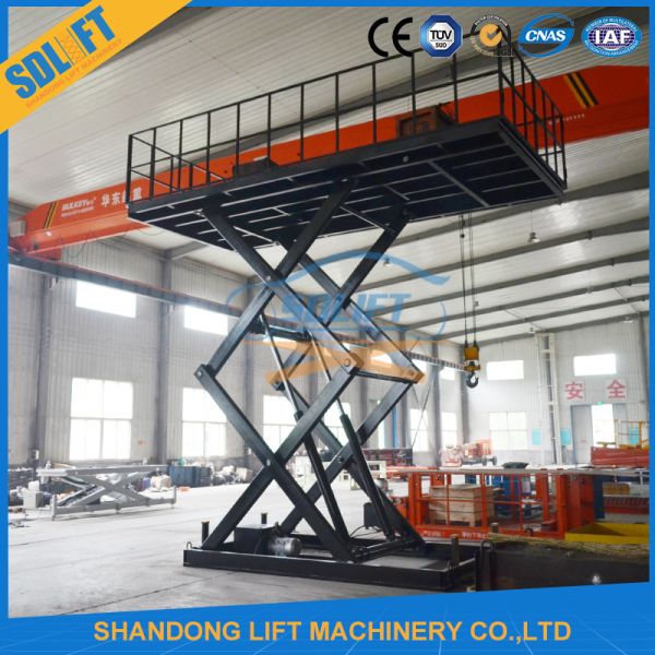 Quality Stationary Scissor Lift Platforms For Cargo Warehouse for sale