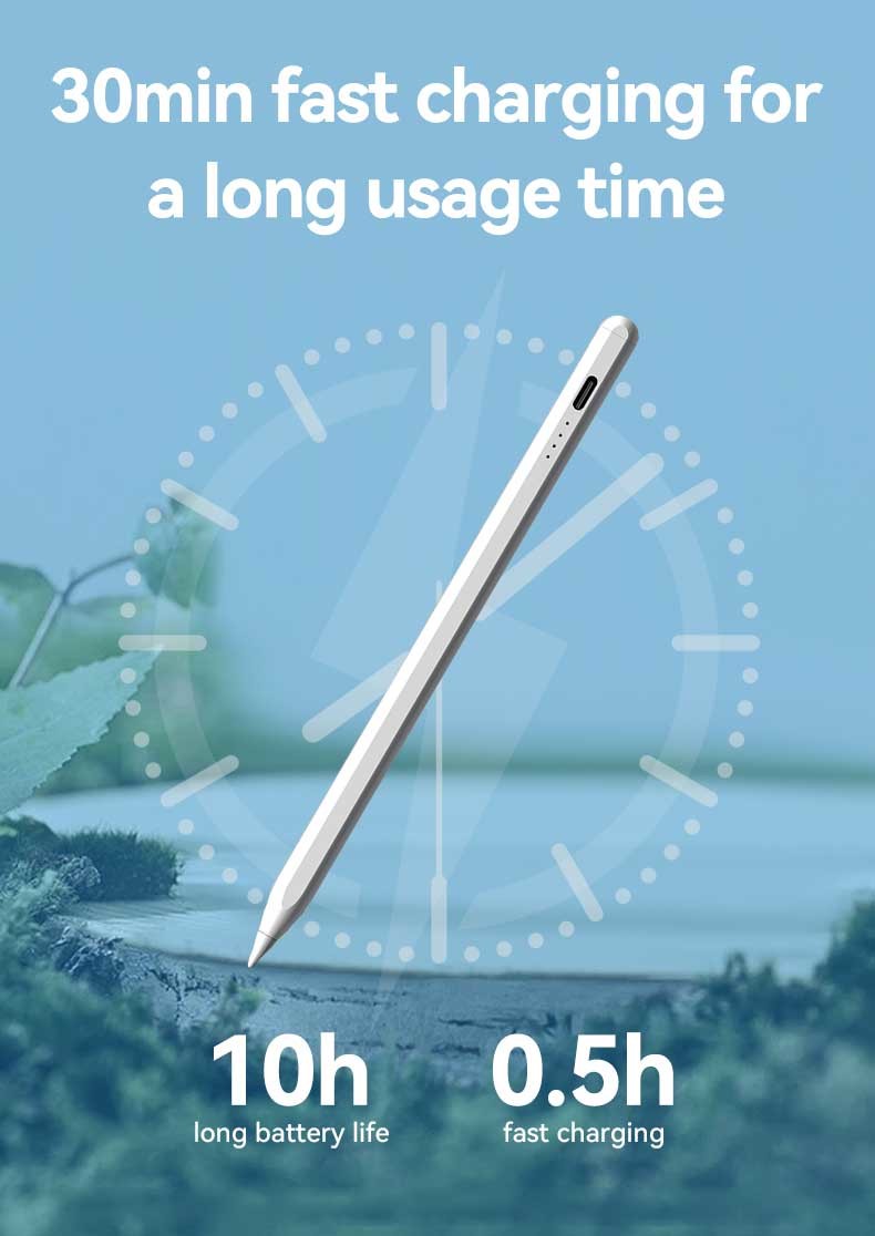 150mAh Battery Capacity Tablet Stylus Pen For Ipad With Palm Rejection Active Pencil