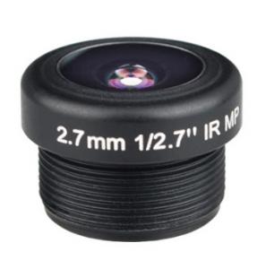 China 1/2.7 2.7mm F2.2 3Megapixel M12x0.5 mount 180degree wide angle lens for doorbell/car camera wholesale