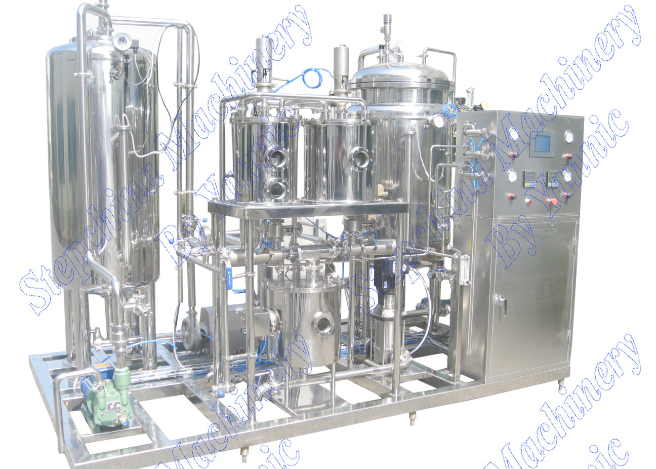 3000LPH Automatic Beverage Mixing Machine For Beverage And CO2 Mixing