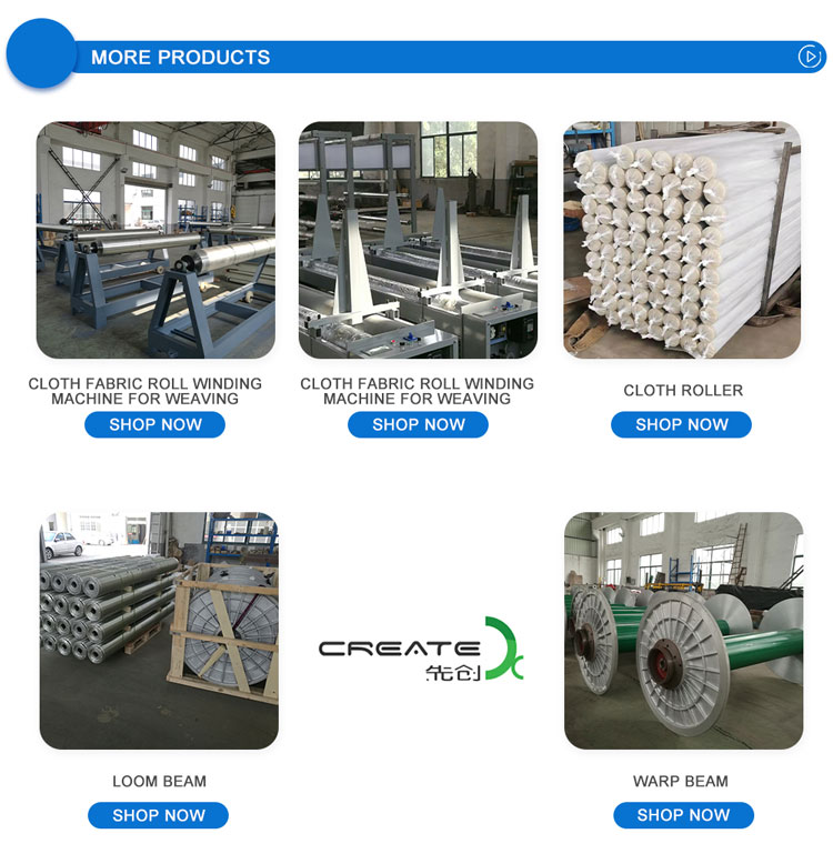 0.25kw Fabric Roll Winding Machine For Electric Press Roller Lifting Loom