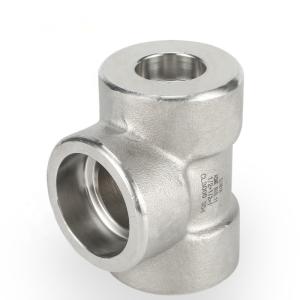 China High Pressure 304 Sw Tee Forged Steel Pipe Fittings wholesale
