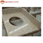 G682 Rusty Yellow Granite Stone Slabs , G682 Sunset Gold Granite Fashionable
