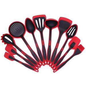 China LFGB Standard Non Stick 11 Piece Silicone Turner Spatula wholesale