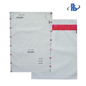 China Self Adhesive Bank Deposit Bags , Opaque Tamper Evident Plastic Bags wholesale