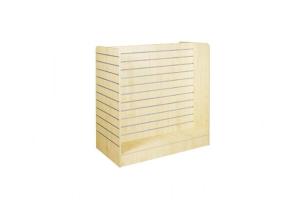 China Freestanding MDF Wood Slatwall Display Stand , Store Slatwall Display Fixtures wholesale