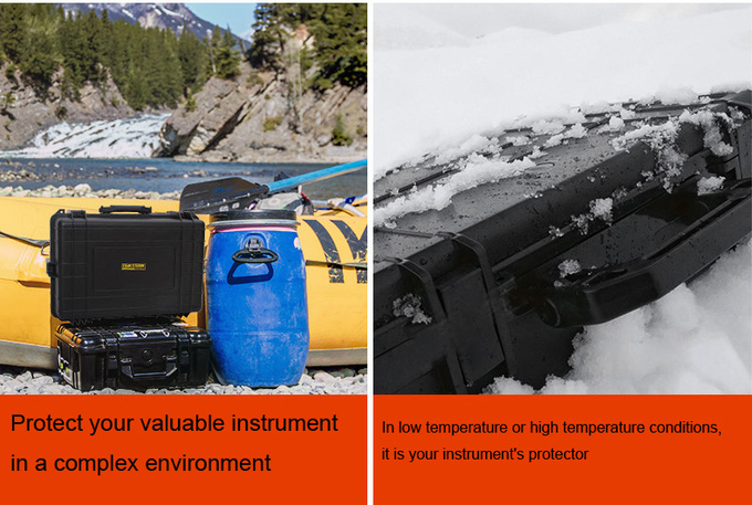 Waterproof Plastic Tool Case Crushproof Dustproof Drop Resistant