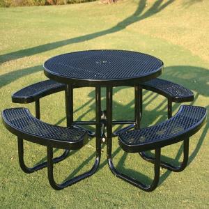 China OHSAS18001 Certified Commercial Patio Picnic Table Set wholesale