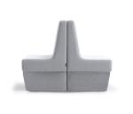 Hotel Coffee Shop Card Seat High Back Modern Sectional Sofa