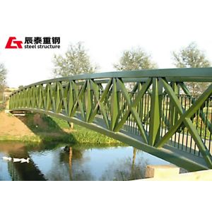 Metal Truss Bridge Construction Fast Speed Modular Steel Structure Beam