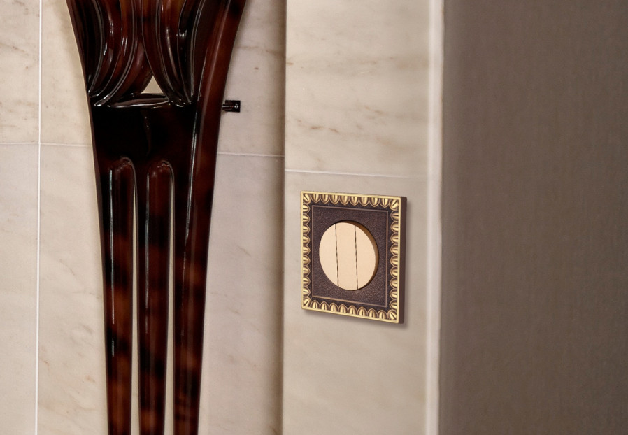 Amertop Brass wall 86 standard one switch with 2-3 - pole multi - functional international five - hole socket
