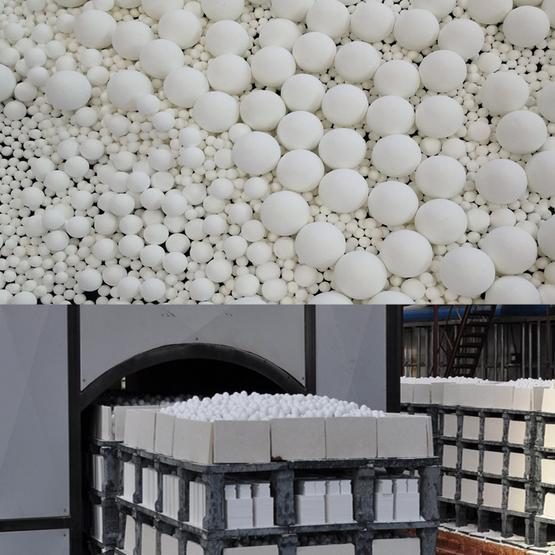 ISO9001 Certified Alumina Ceramic Grinding Ball for Tunnel Kiln 25mm 30mm 50mm 60mm