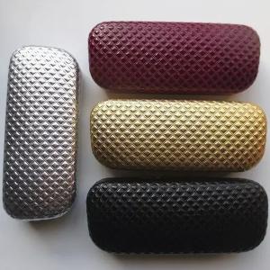 China Fashionable glasses cases with diamond design leather wholesale