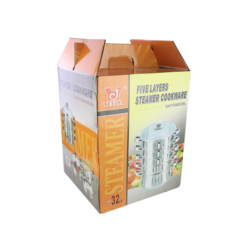 Restaurant Stackable Steamer Pot Five Layers Customized Logo