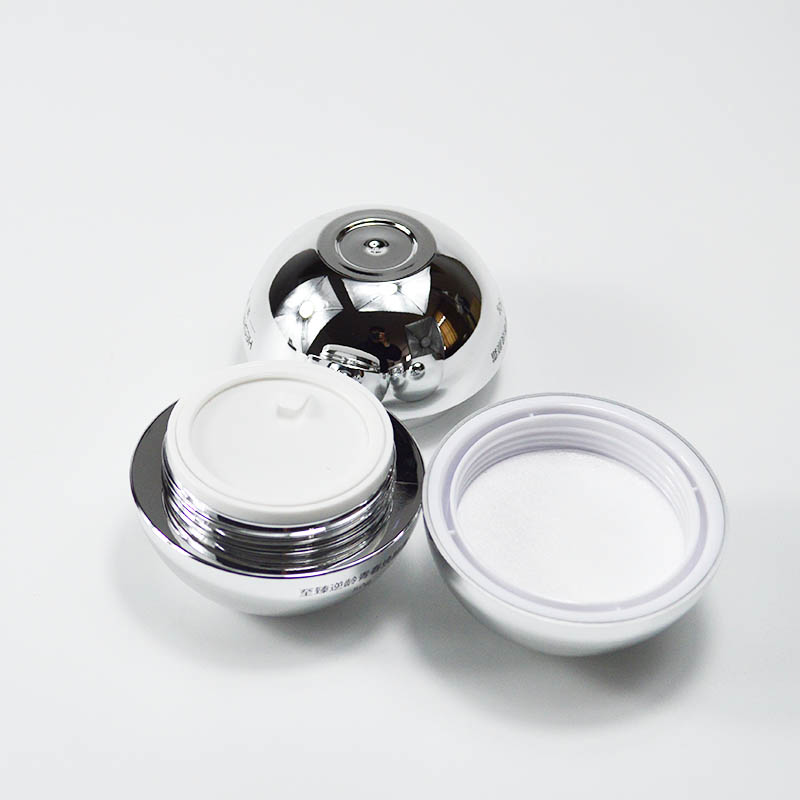 50g Acrylic Face Cream Jars for Skincare Cream Packaging Container Cap Material Acrylic