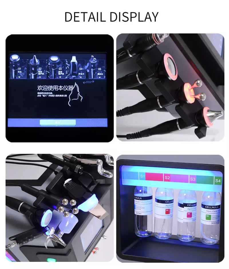 Black Pearl H202 Hydrafacial Machine Dermabrasion Deep Clean Skin Anti Aging