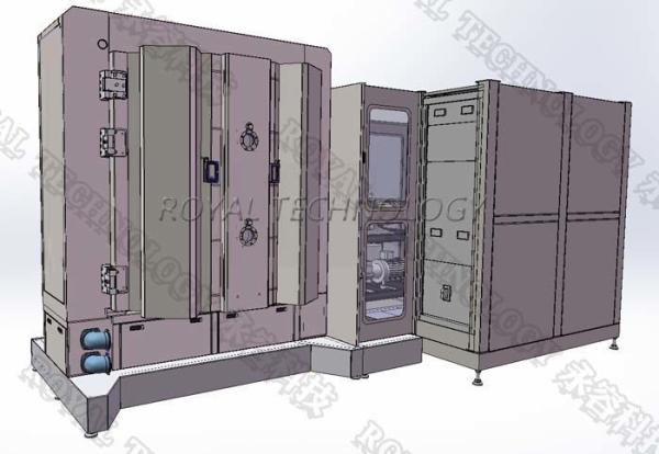 DC Magnetron Sputtering Coating Machine , Unbalanced Planar Sputtering Coating