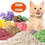 Odor Control Premium Tofu Cat Litter OEM Bentonite Clay Cat Litter