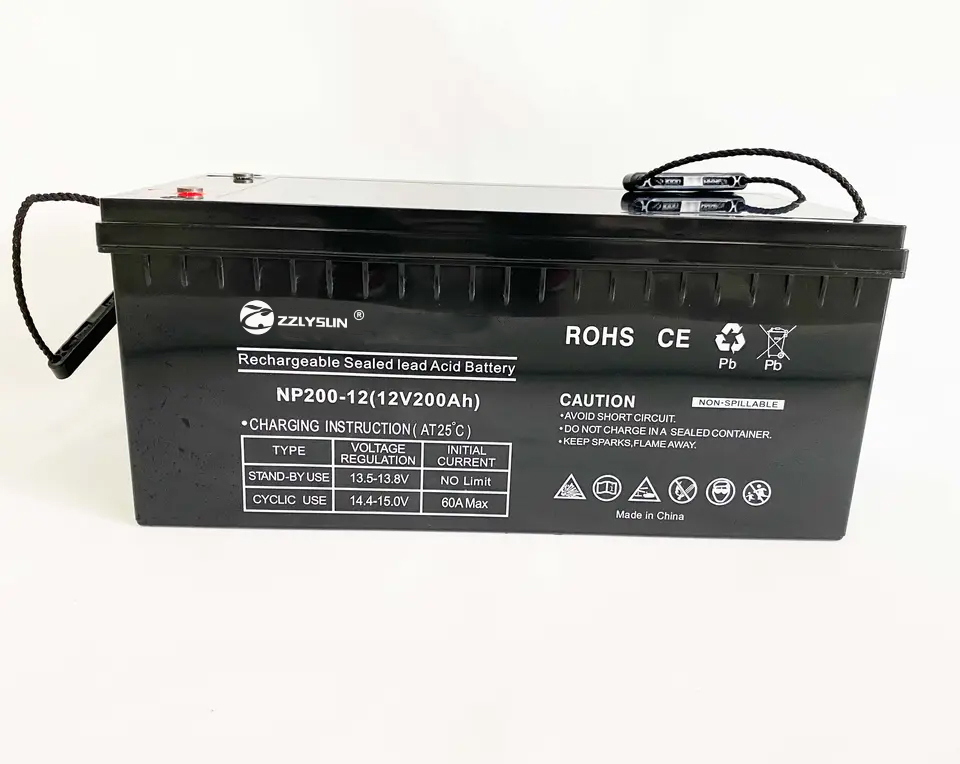 Lithium Deep Cycle Gel Battery 12V 115AH For Household Solar Energy System