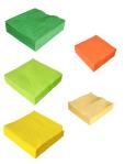 17gsm Lime Green Paper Napkin , OEM 2ply Luncheon Paper Napkins