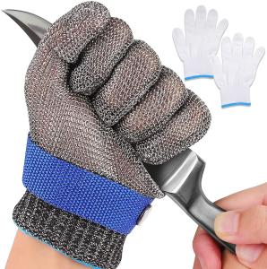 China Silver Butcher Stainless Steel Metal Mesh Gloves EN420 EN388 wholesale