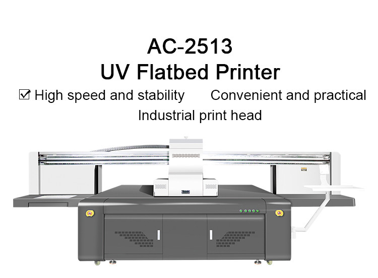 Up To 700 Ml Ink Cartridge Capacity Large Format UV Printer For Lnk Type LED Environmental UV Ink