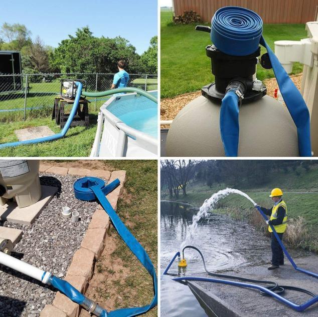 4 Bar 6 Bar High Pressure Plastic Agricultural Irrigation Pipe PVC Lay Flat Water Delivery Hose