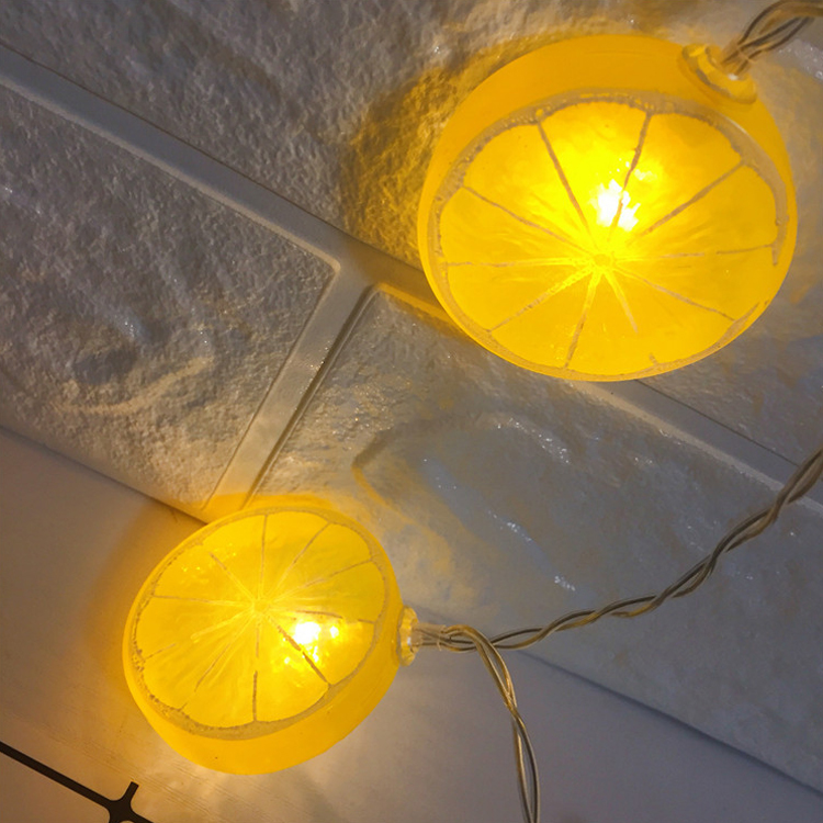 Twinkle Lemon Light String Battery Operated Garland Indoor Wedding Party Christmas Tree Bedroom Holiday Lighting Decoration