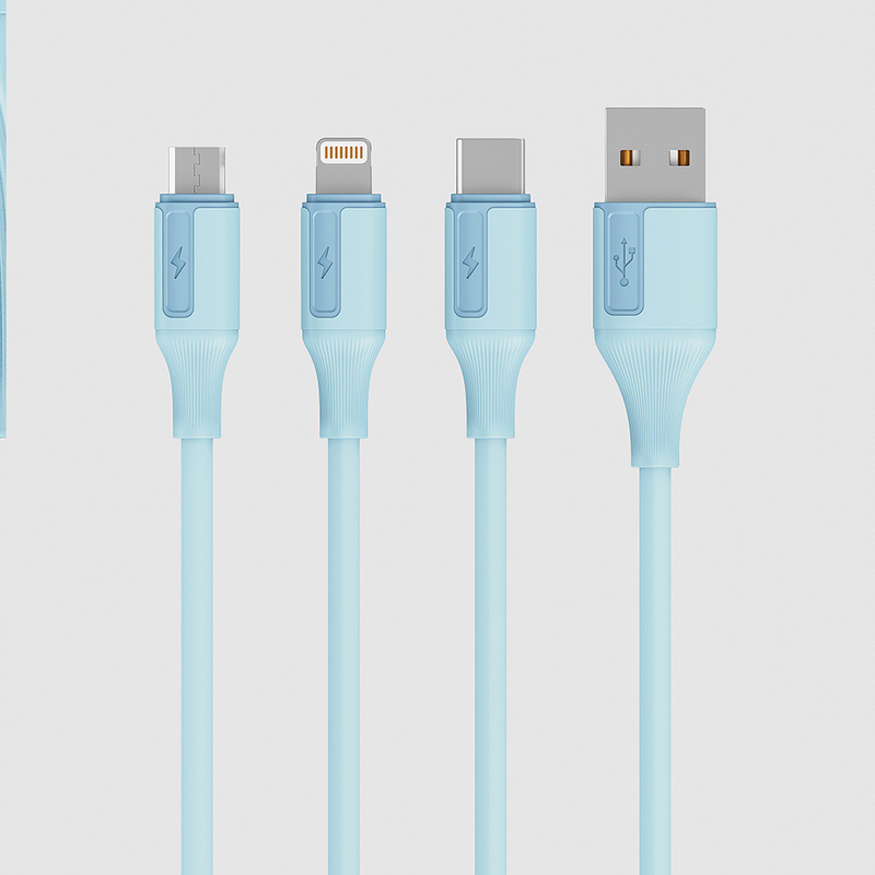 Multi - Connector Universal Charging Cable For Fast Charging