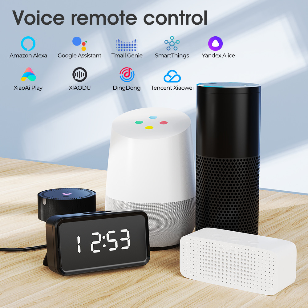 WiFi IR RF433 Smart Universal Remote Control for Air Conditioning TV and More with Alexa Google Voice Control and Tuya Integration