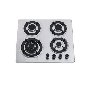 China Electronic Ignition 4 Burner Gas Hob Stove Stainless Steel wholesale