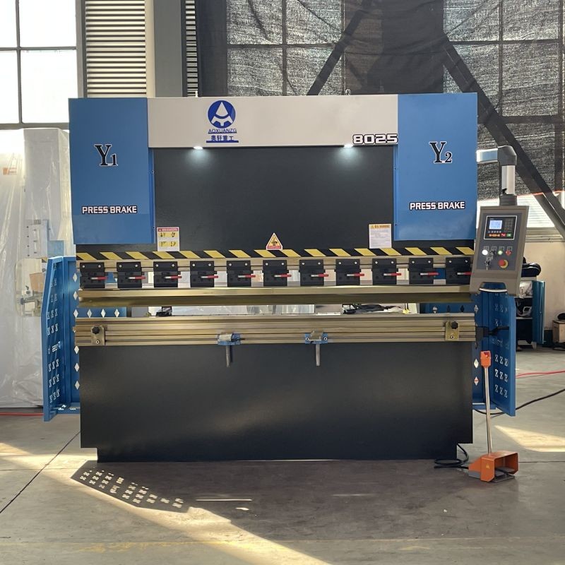 80T 2500 Torsion Bar Press Brake CNC E22 Controller Angle Programming