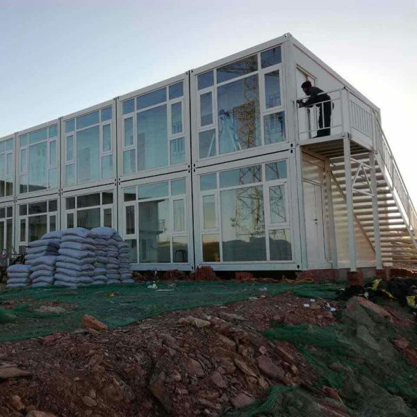 Container Housing Project Waterproof Prefab House Customized Detachable Modular Fireproof Prefab Office