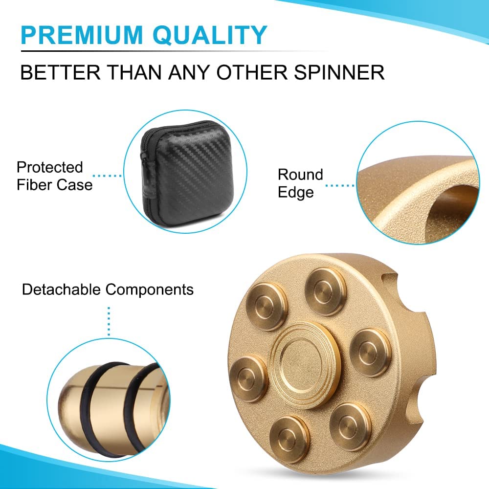 Experience the Benefits of Pressure Relief with the Aluminum Copper Fidget Spinner Toy
