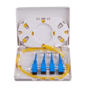 China 4 Ports Fiber Optic Cable Junction Box 0.45kg Outlet Anti UV wholesale